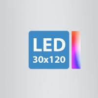 LED  paneel 30x120 RGB en CCT