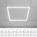 10x LED paneel hollow - 60x60 cm - CCT 3000 / 4000 / 6000K - T24 standaard systeem - 32W - Edge lit - Philips CertaDrive - met snoer en stekker (voordeelpak)