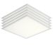 5x LED paneel - 60x60 - CCT 3000 / 4000 / 6000K - 32 Watt - Philips CertaDrive - met snoer en stekker - (voordeelpak)