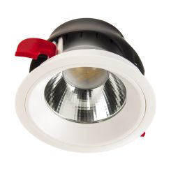 Led downlight - vochtige ruimten - 12 watt - 3000K - rond 125 mm - gatmaat 103 mm - 800 lumen - koppelbaar - dump prijs #spec