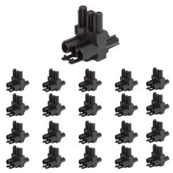 20x Wieland® GST18® - T splitters - 2 uitgangen - 1 ingang (voordeelpak)