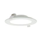 LED downlight 12 watt - DOB - 6000K - rond 175 mm - gatmaat 155 mm - 900 lumen - snoer en stekker