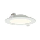 LED downlight 12 watt - DOB - 4000K - rond 175 mm - gatmaat 155 mm - 900 lumen - snoer en stekker